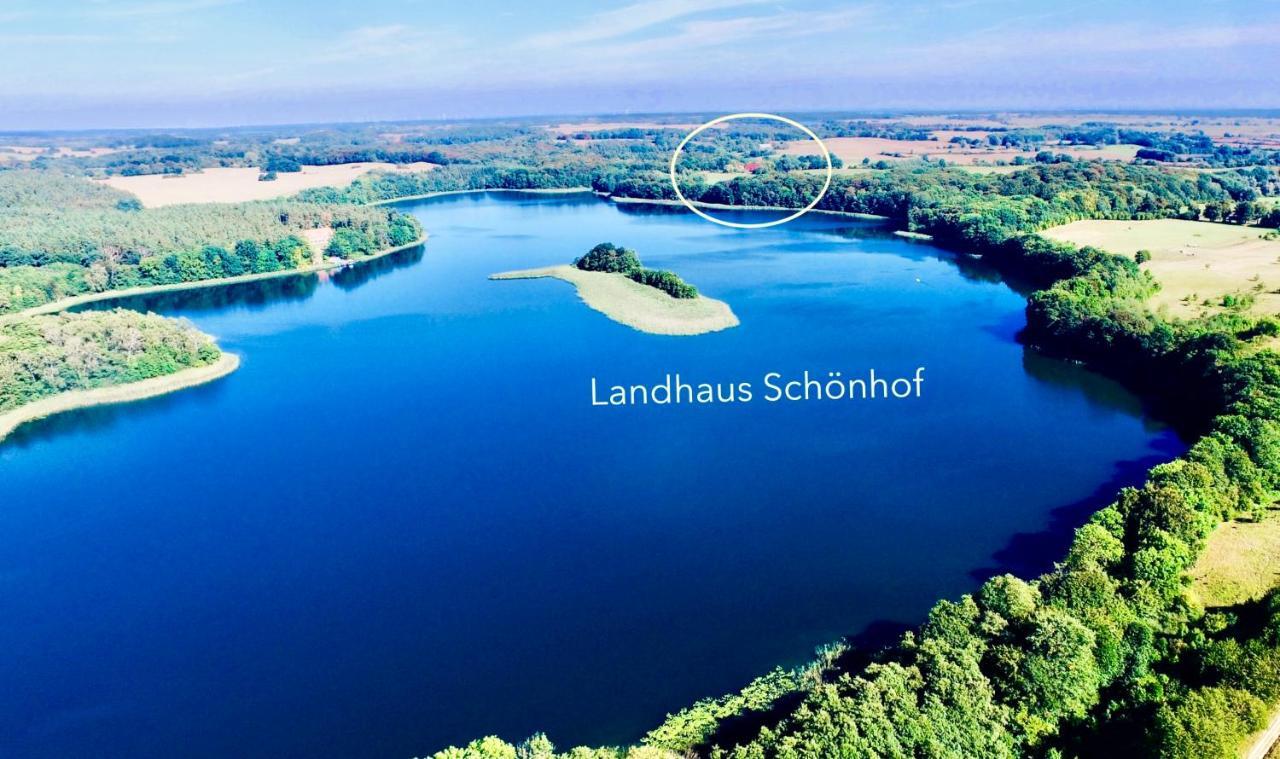 Landhaus Schoenhof Feldberger Seenlandschaft Exteriör bild
